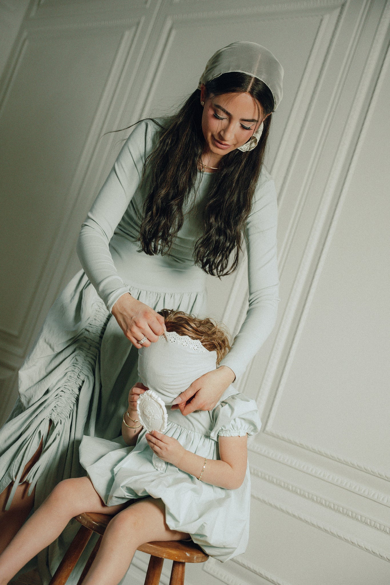 Savoy Dress in Victorian Mint