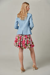 Stretch Denim Blazer