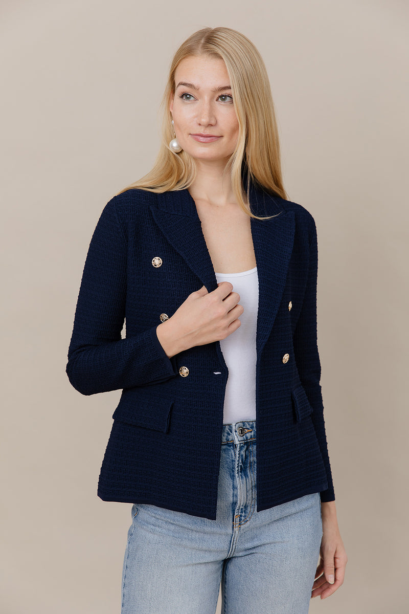 The Monaco Blazer in Midnight Navy