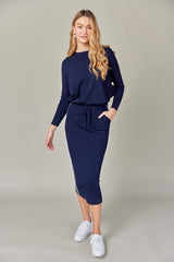 Montia Top in Midnight Navy
