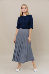 The Maxi Infinity Skirt in Denim