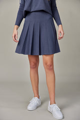 Delta Skirt in Dark Denim (Summer Knit)
