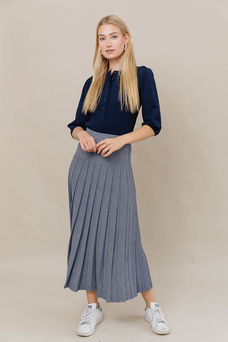 The Maxi Infinity Skirt in Denim
