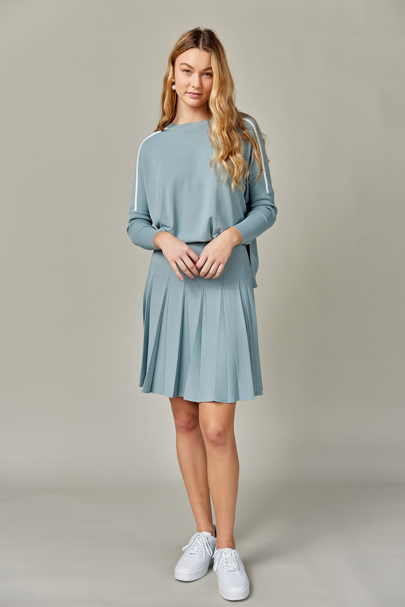 Delta Skirt in Seafoam (Summer Knit)