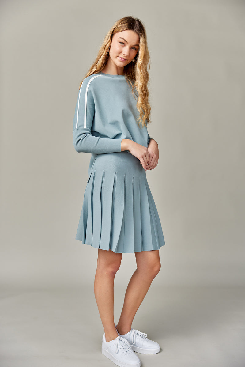 Delta Skirt in Seafoam (Summer Knit)