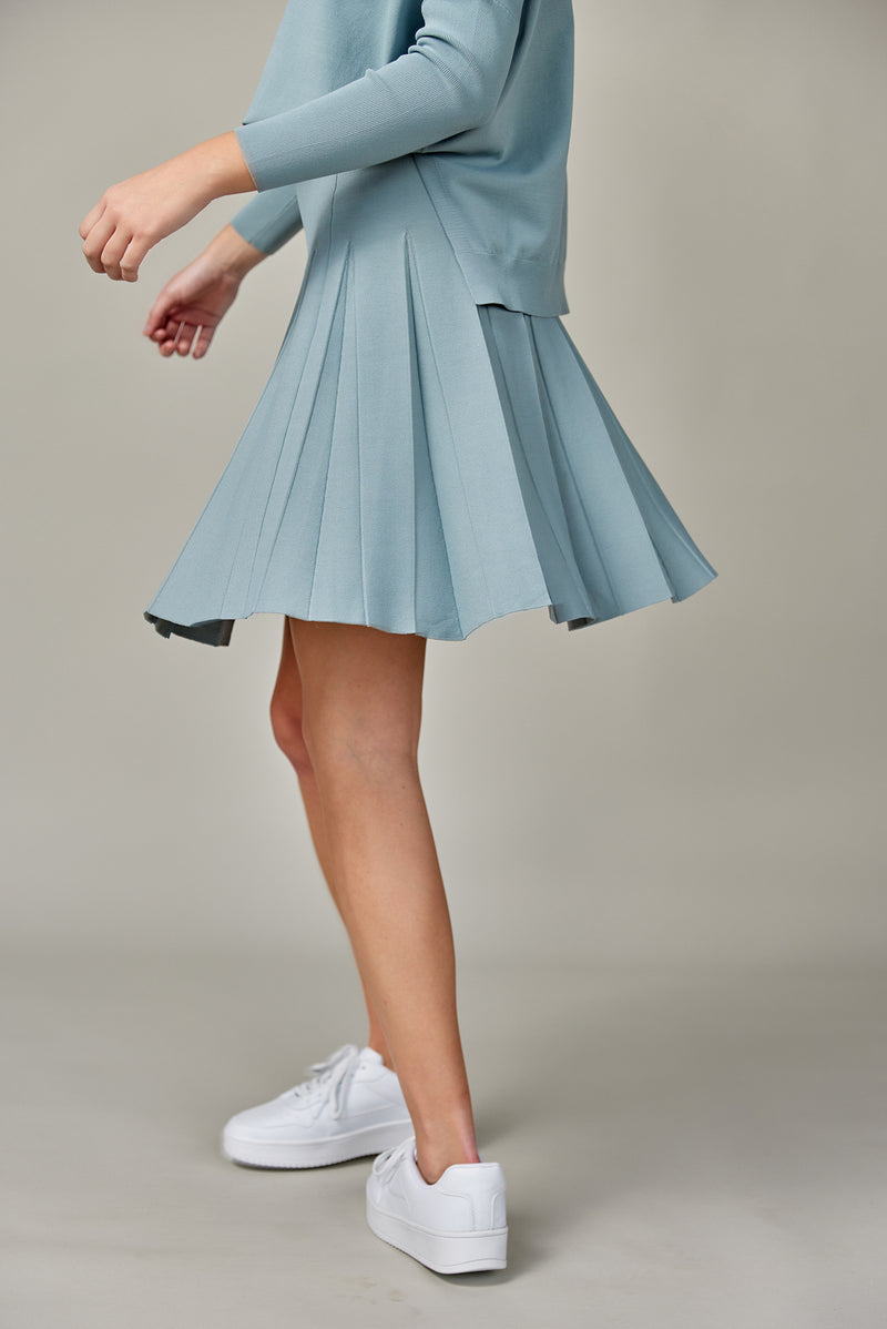 Delta Skirt in Seafoam (Summer Knit)