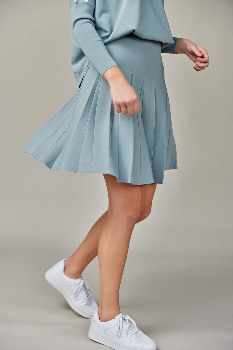 Delta Skirt in Seafoam (Summer Knit)