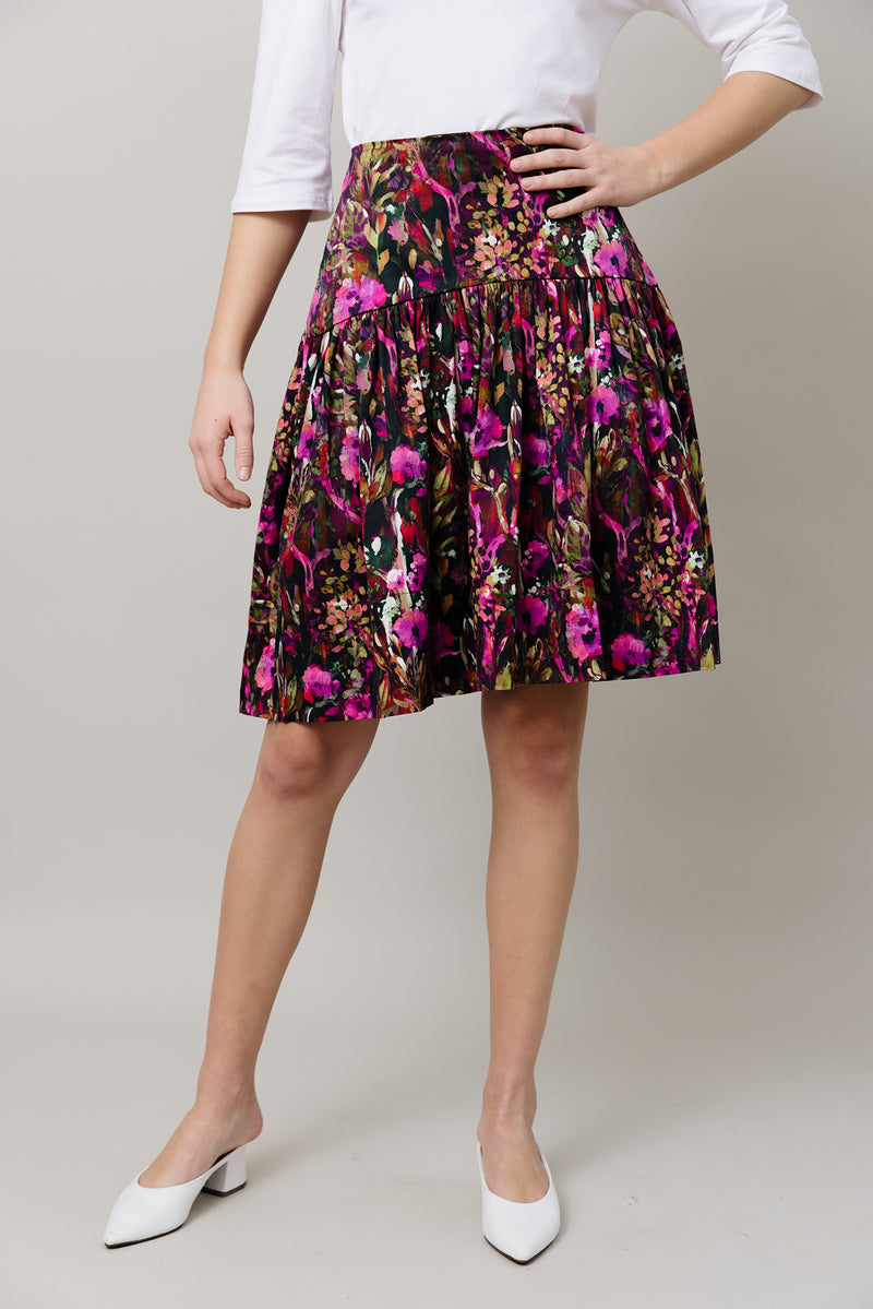 Print Skirt and Tee Set in Skirt in Rainforest
