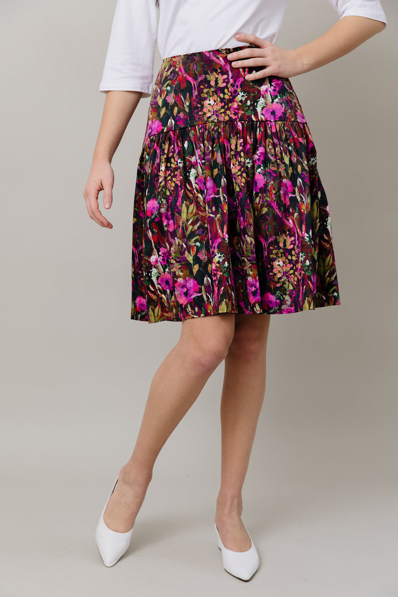 Print Skirt and Tee Set in Skirt in Rainforest