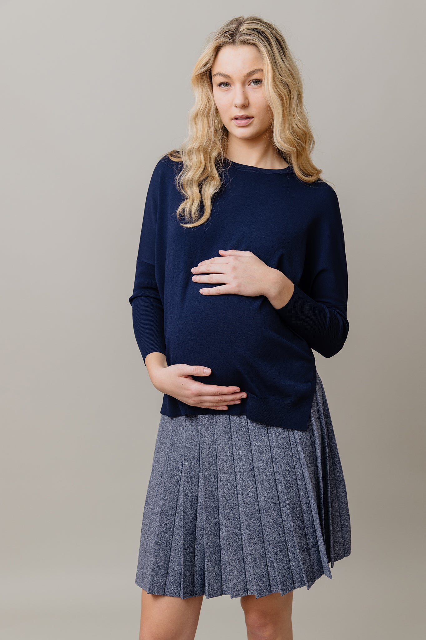 Montia Top in Midnight Navy