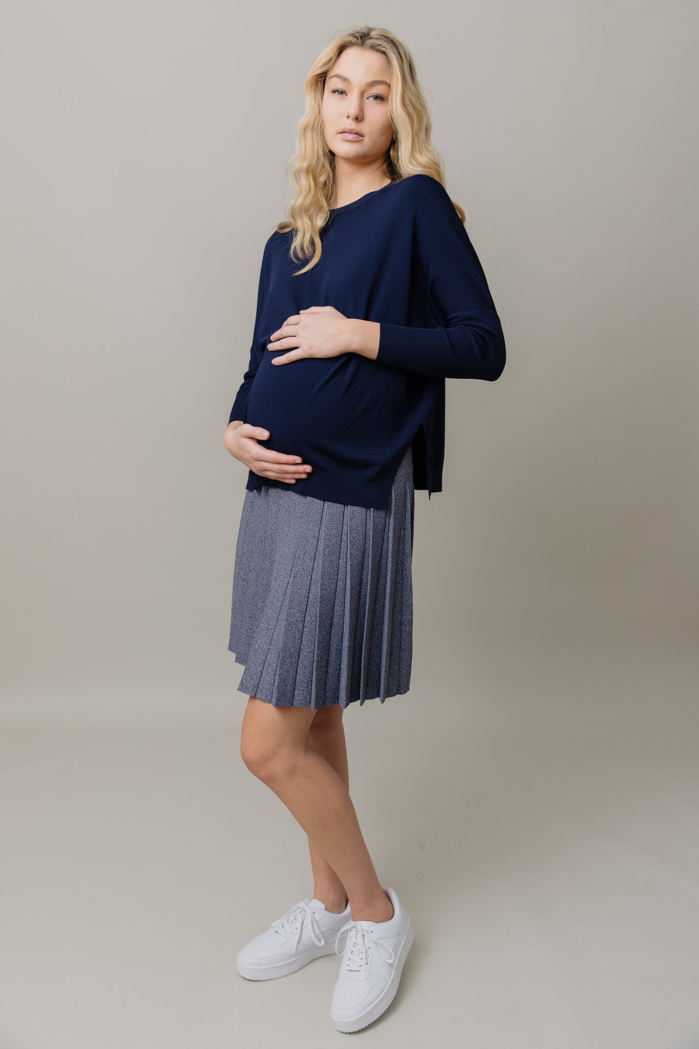 Montia Top in Midnight Navy