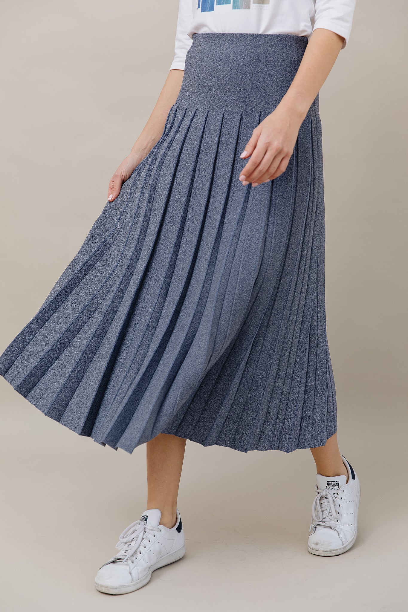 The Maxi Infinity Skirt in Denim