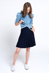 Infinity Skirt in Midnight Navy