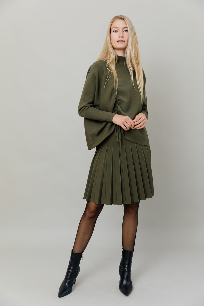 Infinity Skirt in Basil