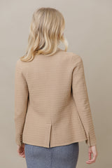 The Monaco Blazer in Latte
