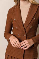 The Monaco Blazer in Caramel
