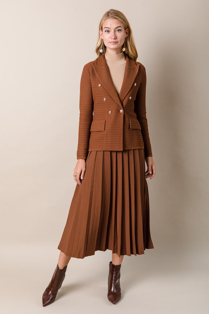The Monaco Blazer in Caramel