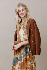 The Monaco Blazer in Caramel