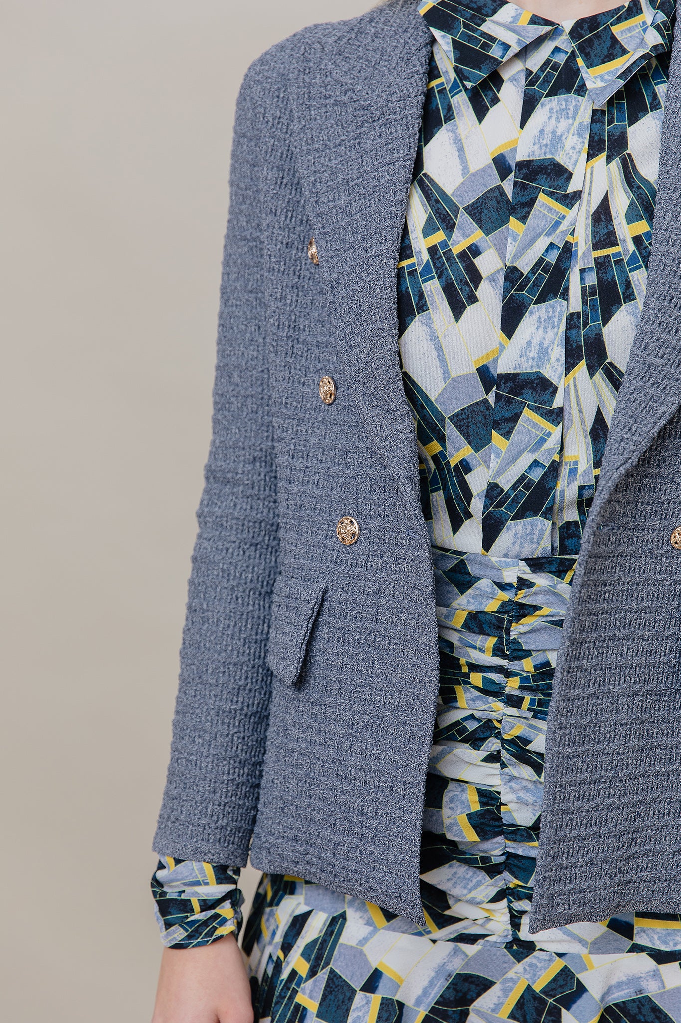 The Monaco Blazer in Denim