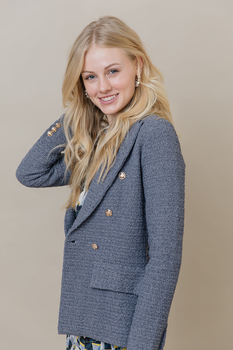The Monaco Blazer in Denim