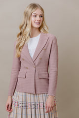 The Monaco Blazer in Dusty Rose