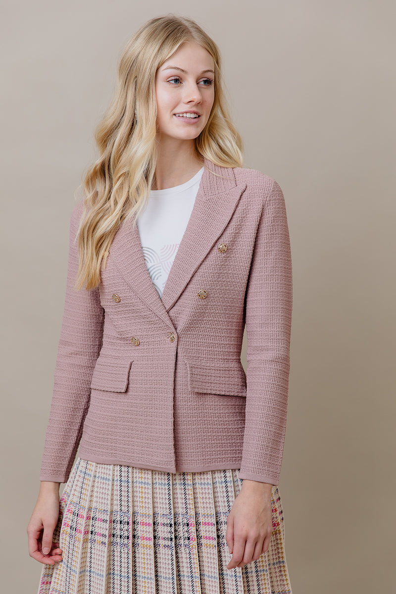 The Monaco Blazer in Dusty Rose