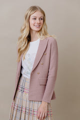 The Monaco Blazer in Dusty Rose