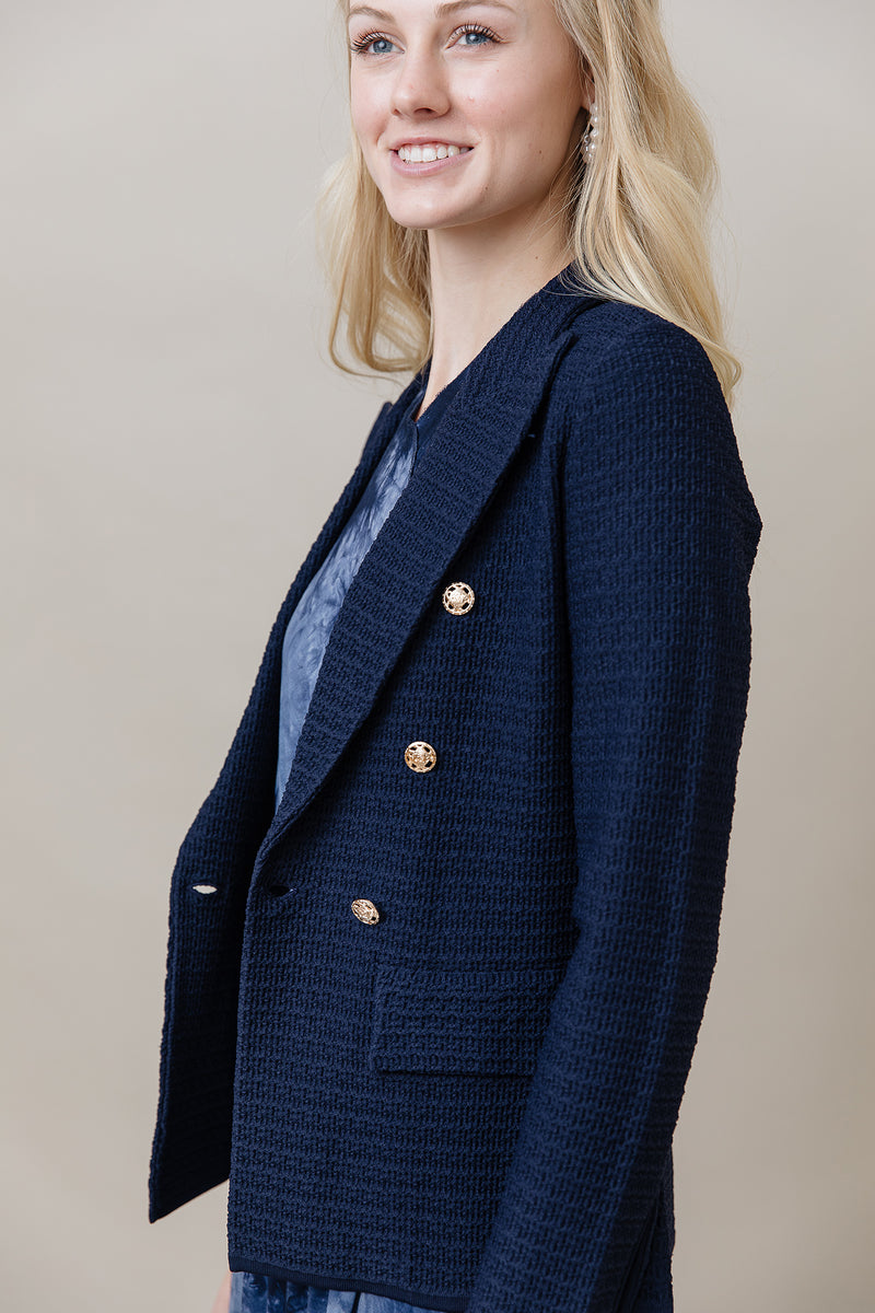 The Monaco Blazer in Midnight Navy