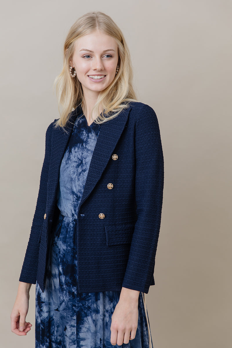 The Monaco Blazer in Midnight Navy