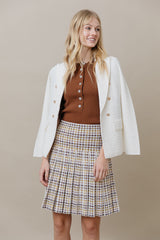 The Monaco Blazer in Soft White