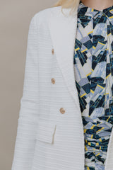The Monaco Blazer in Soft White