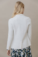 The Monaco Blazer in Soft White