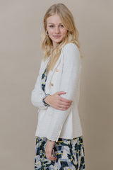 The Monaco Blazer in Soft White