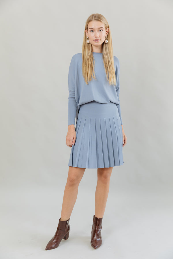 Infinity Skirt in Slate Blue