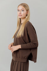 Montia Top in Truffle