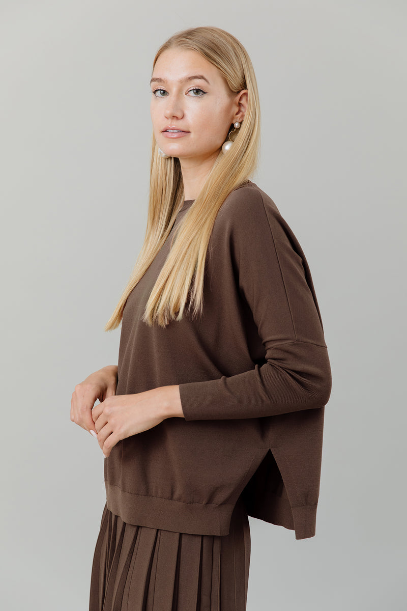 Montia Top in Truffle