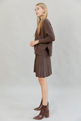 Montia Top in Truffle