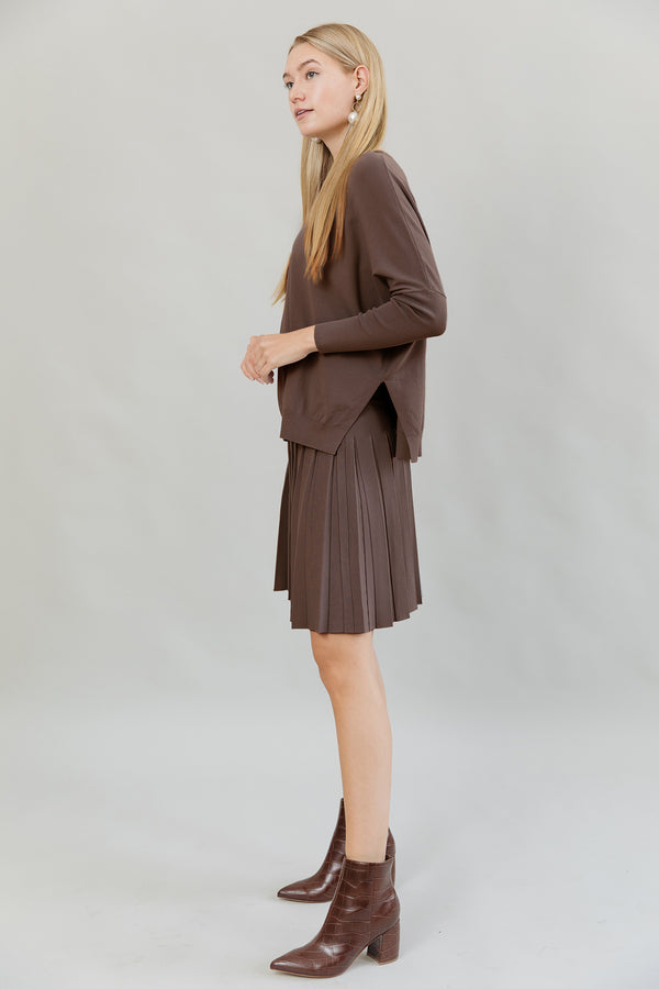 Montia Top in Truffle