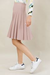 Infinity Skirt in Dusty Rose