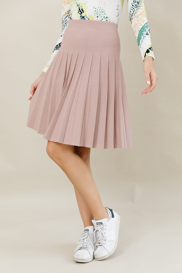 Infinity Skirt in Dusty Rose