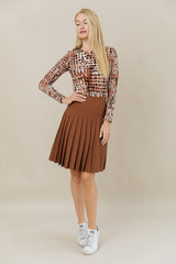 Infinity Skirt in Caramel