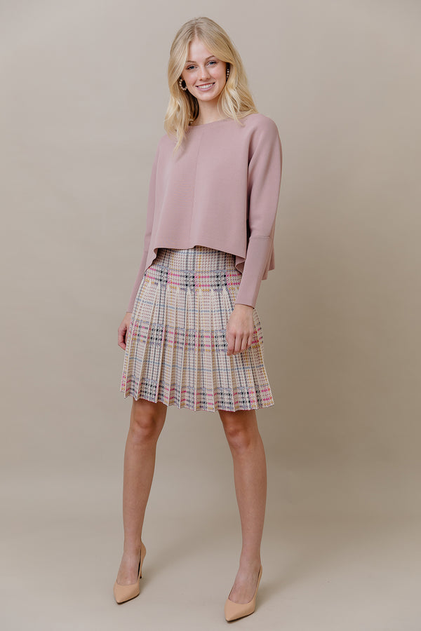 Dolman Sleeve Sweater in Dusty Rose