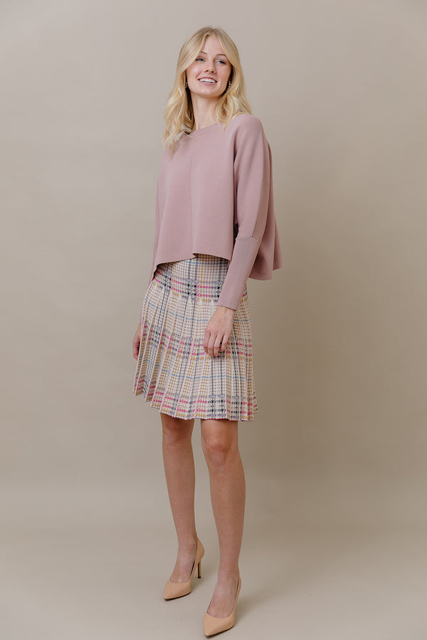 Dolman Sleeve Sweater in Dusty Rose