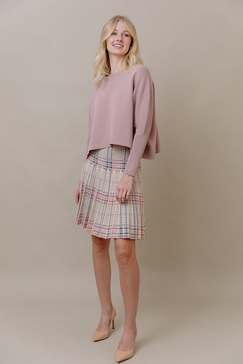 Dolman Sleeve Sweater in Dusty Rose