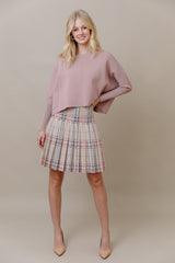 Dolman Sleeve Sweater in Dusty Rose
